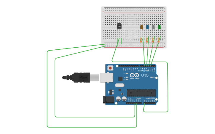 Circuit design Arduino | Tinkercad
