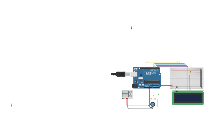 Circuit Design Lcd Display - Tinkercad