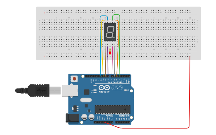 Circuit design UCTronics - Lesson 8 - Tinkercad