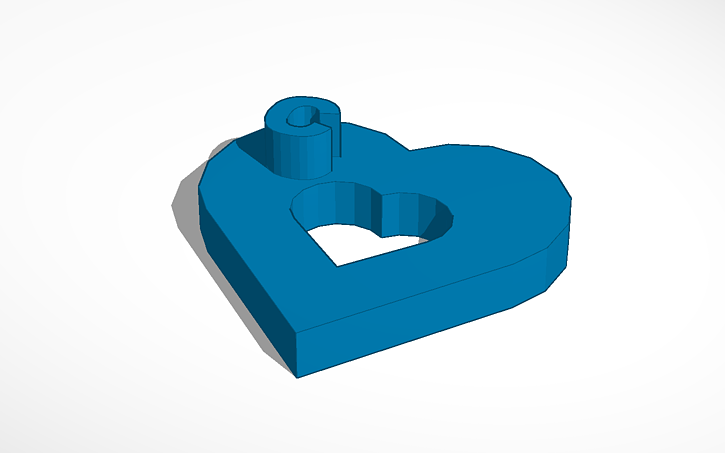 3D design Caedon Heart Bead | Tinkercad