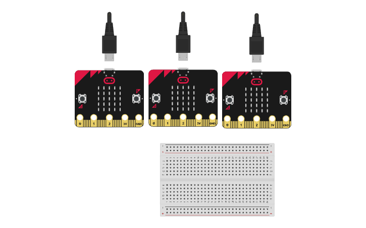 Circuit design Microbit Multi Radio - Tinkercad