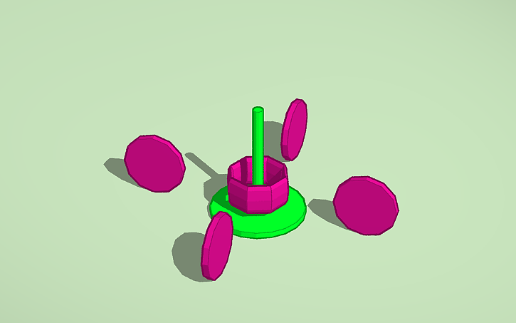 Targe Tutorial 3D design spinning target tutorial - Tinkercad