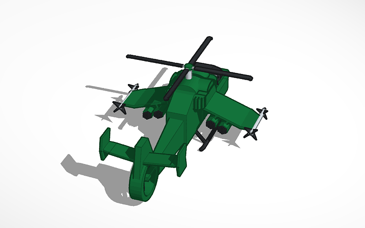 3D design Helicopter - Tinkercad