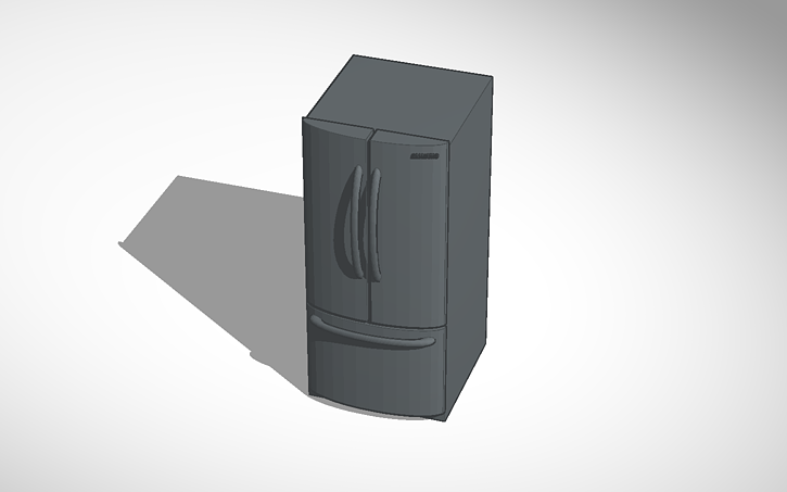 3D design Samsung Refrigerator | Tinkercad