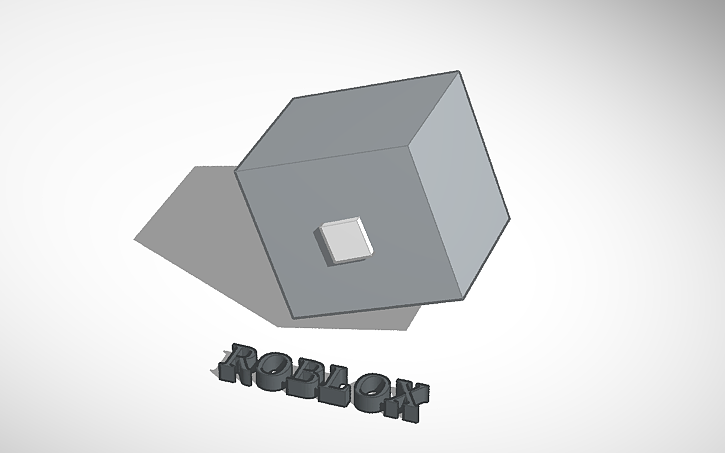 3D design El icono de roblox - Tinkercad