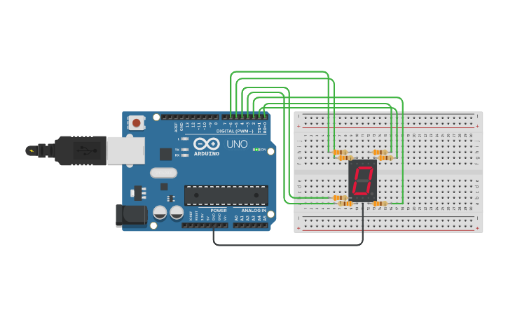 Circuit Design 7 Segmentos 