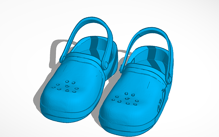 3d Design Crocs Tinkercad