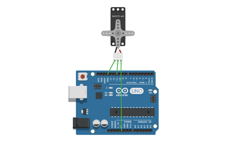 Circuit design Arduino - Tinkercad