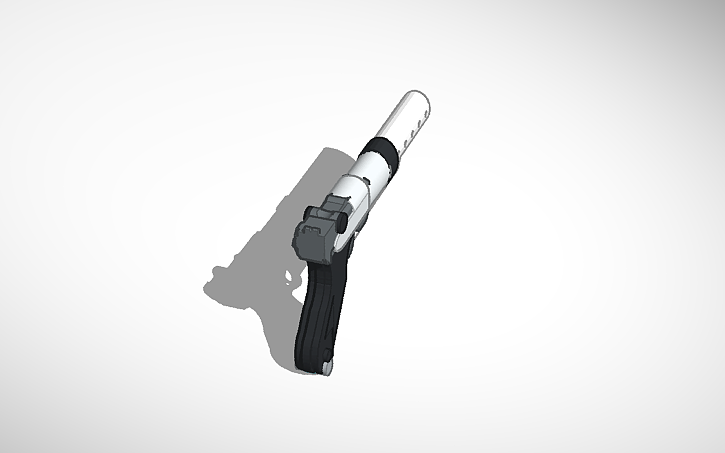 709 Tinker 3D design A180 blaster - Tinkercad