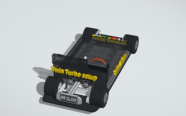 3D design Electric car turbo system Proof of concept. - Tinkercad