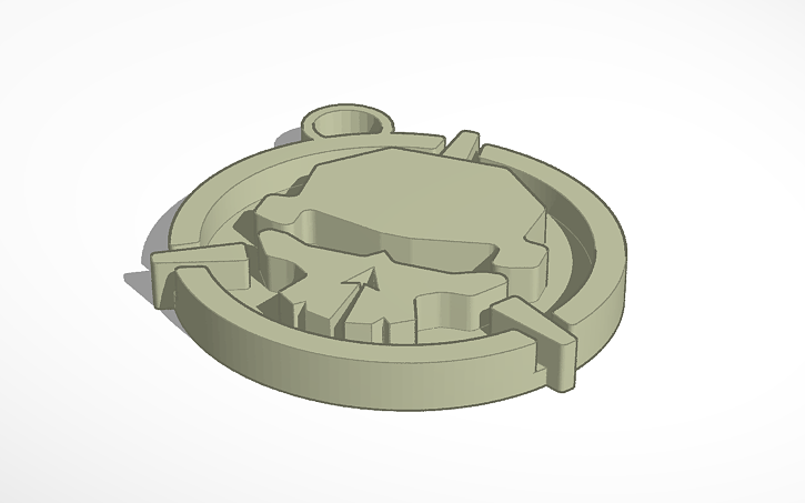 3D design Rotor Riot Key Chain | Tinkercad