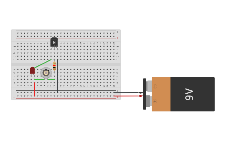 Circuit design IR Sensor using a photodiode . - Tinkercad