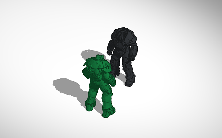 3D design Copy of fallout 4 power armor battle | Tinkercad