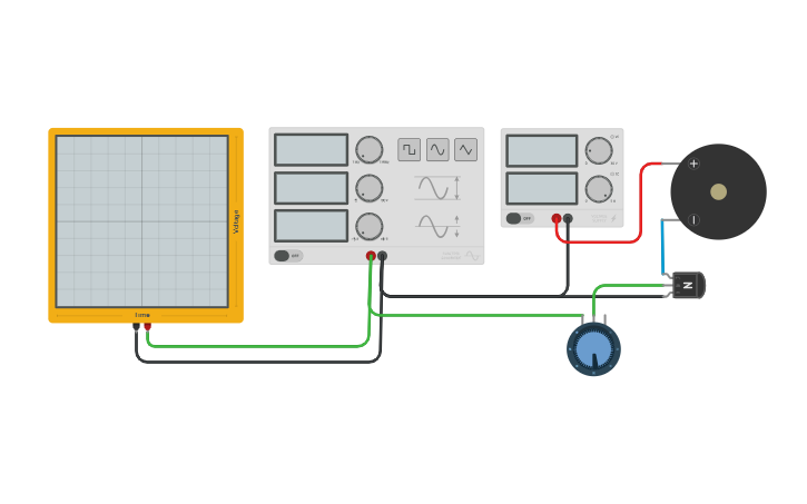 Circuit design Transistor as Sound Amplifier [basic circuit] - Tinkercad