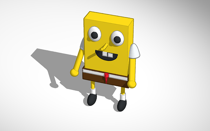 3D design SpongeBob SquarePants #landontrans | Tinkercad