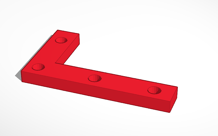 3D design Model Making Square - Tinkercad