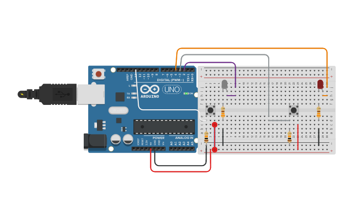 Circuit design break 1 - Tinkercad