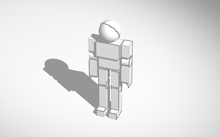 3D design Realistic Ragdoll - Tinkercad