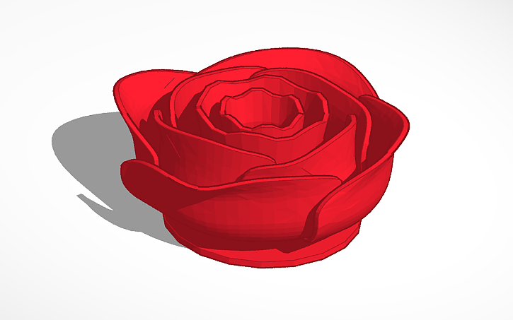 3D design Rose - Tinkercad