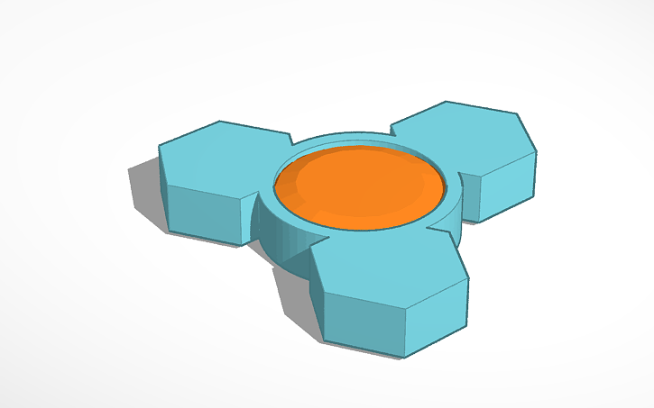 3D design Fidget Spinner - Tinkercad