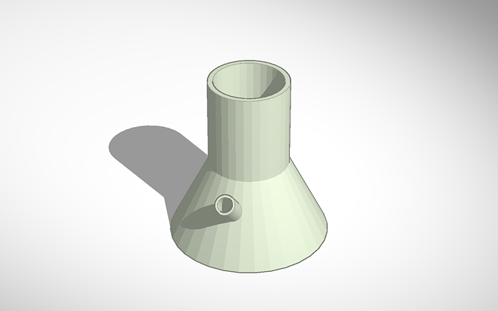 3D design Bong Base - Tinkercad