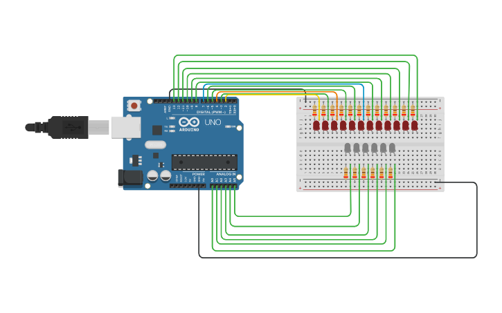 Circuit design Actividad 2C - Semana 8 - ¿Cuántos LED's puedo conectar ...