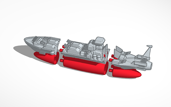 3d Design Space Battleship Yamato For Print Tinkercad 9954