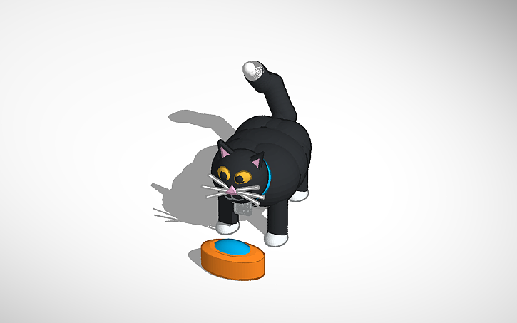 3D design Copy of Tinker Cat | Tinkercad
