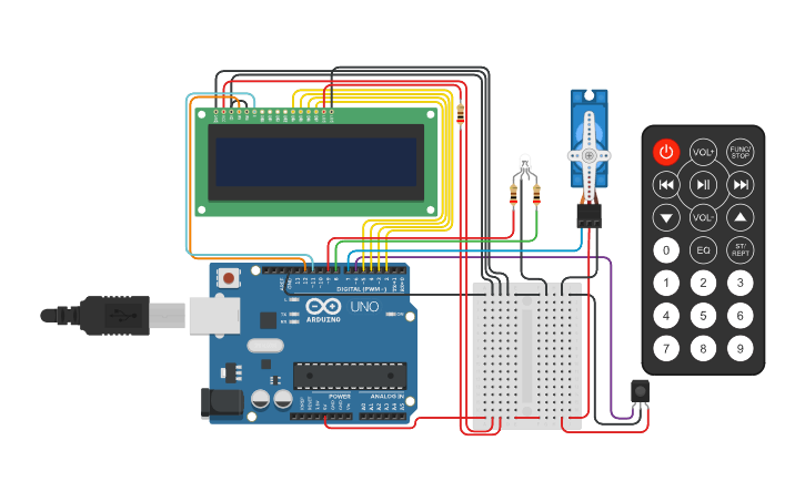 Circuit design Bluetooth Lock - Tinkercad