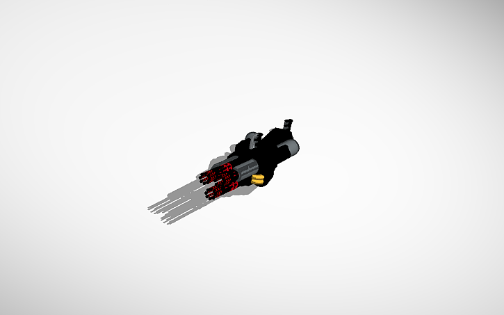 3D design Superheavy Phalanx minigun - Tinkercad