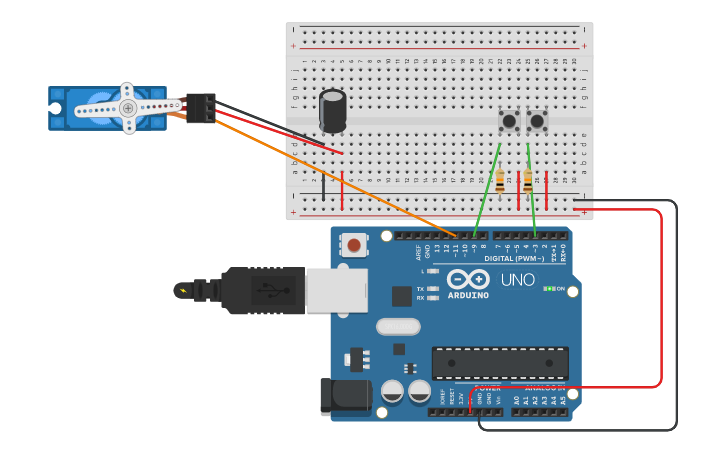 Circuit design Circuito 16 | Tinkercad