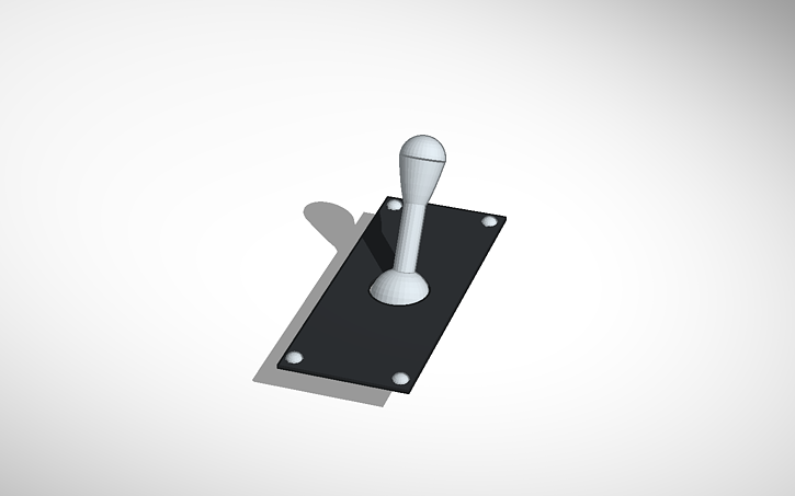 Toggle Button Cad 3D design Toggle Switch | Tinkercad