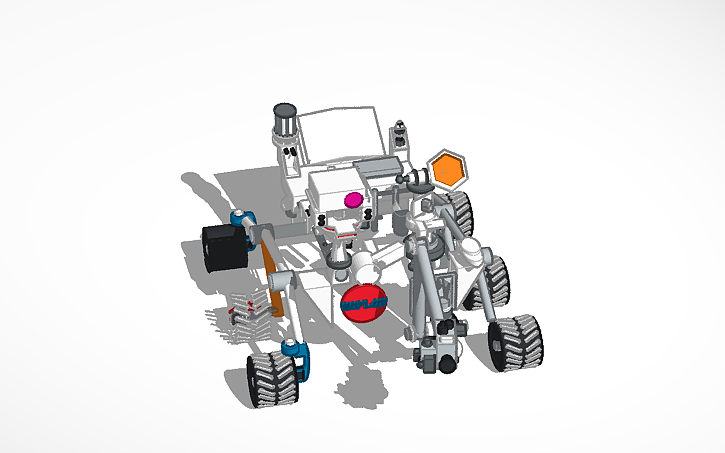 3D design rover - Tinkercad