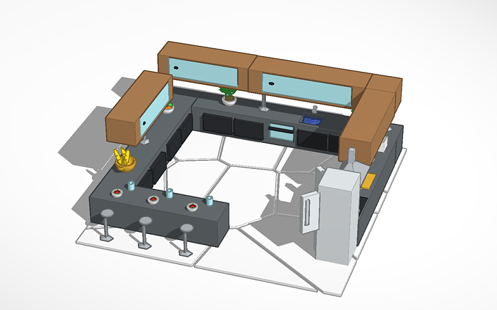 3D design Kitchen - Tinkercad