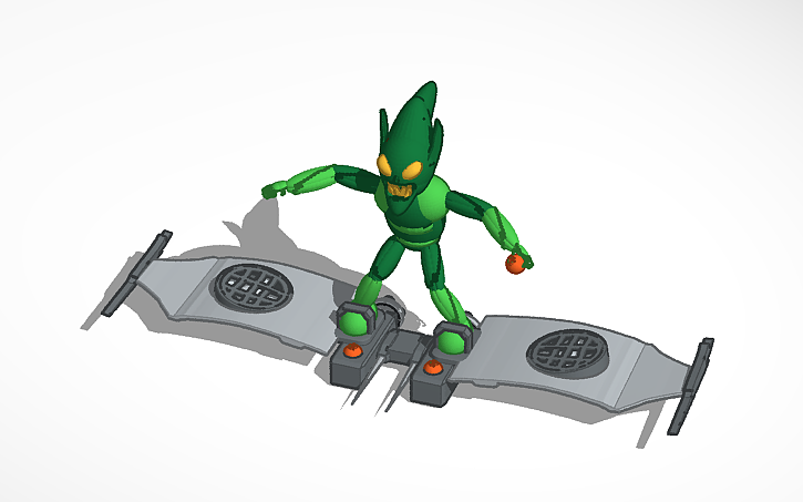 3D design green goblin (movie inspired) - Tinkercad