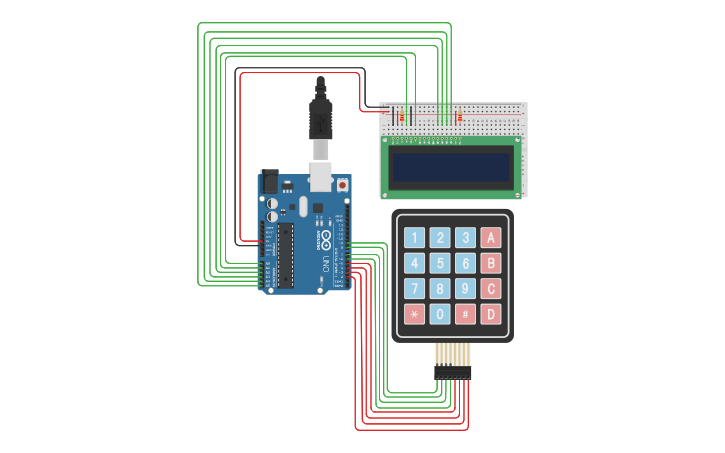 Circuit design calculadora | Tinkercad