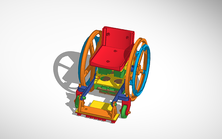 3D design Robot Wheel Chair V4 - Tinkercad