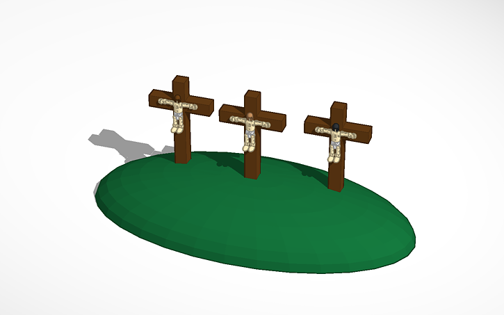 3D design Jesus On The Cross | Tinkercad