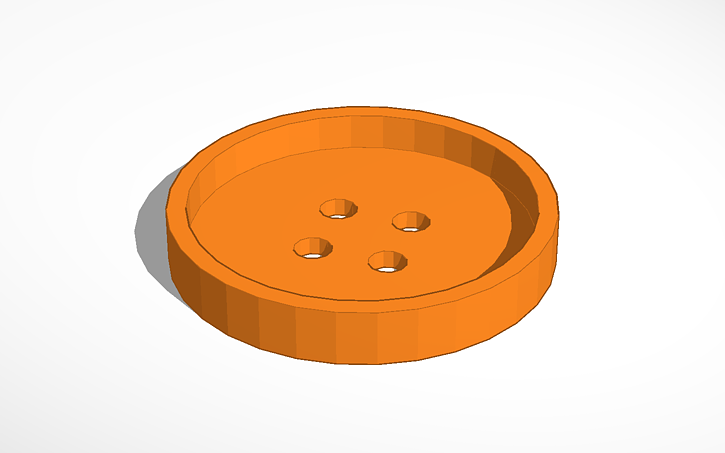 3D design Button - Tinkercad