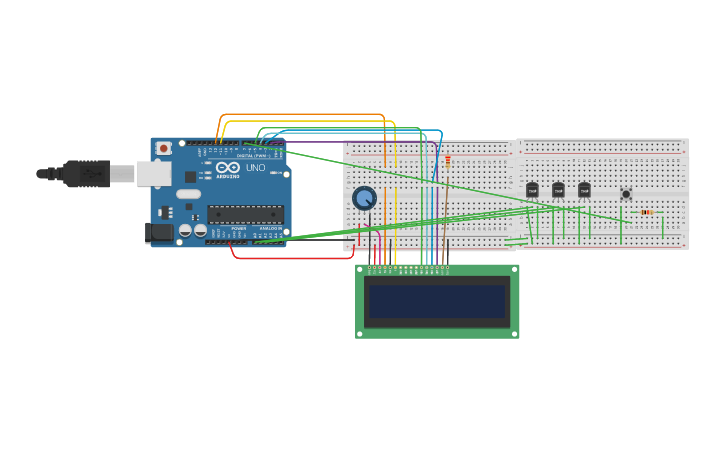 Circuit design Wetterstation - Tinkercad