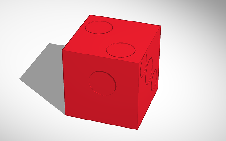 3D design DADO | Tinkercad