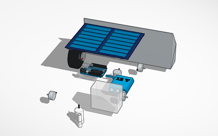 3D design Arduino-Based Solar Grass Cutter and Smart Sprinkler System ...