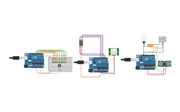Circuit design ARDUINO - Tinkercad