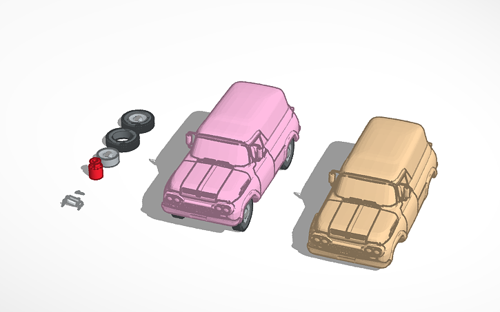 3D design Ford Panel Van - Tinkercad