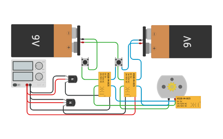 Circuit design Puente H | Tinkercad