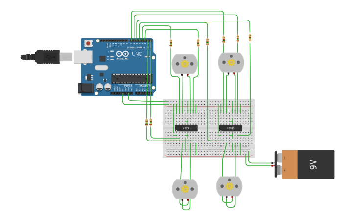 Python Tinker Stepper Tinkercad