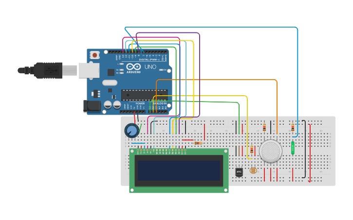 Circuit design Trabajo virtual NO2 - Tinkercad