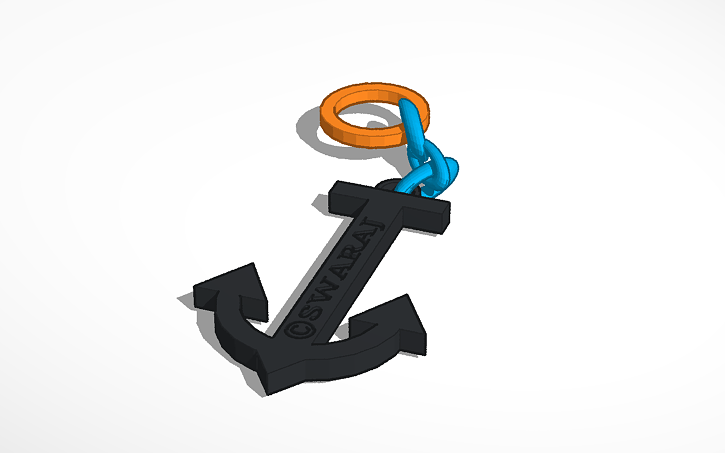 3D design KEY CHAIN - Tinkercad