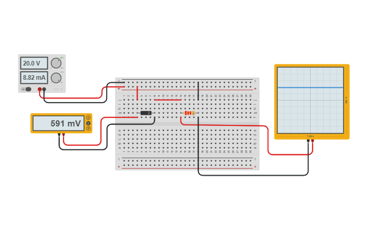 Circuit design 2CF Osciloscope M. Amal Ikhsani | Tinkercad