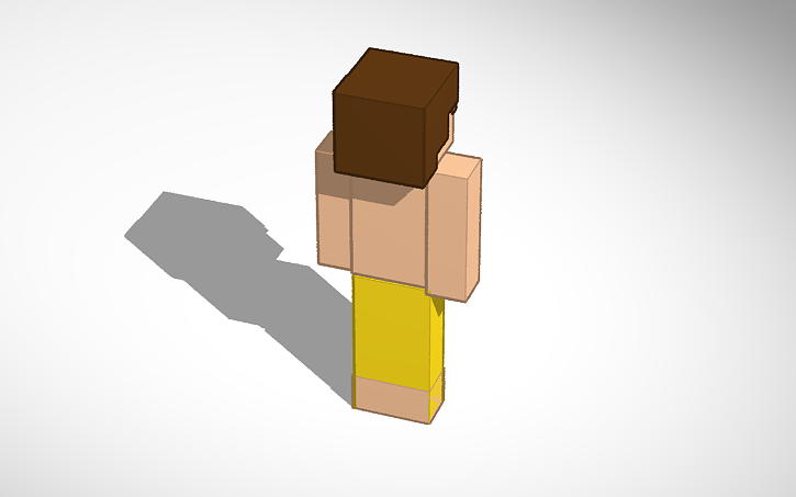 3D design Elio minecraft - Tinkercad